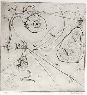 Henk Visch - Ets, De weg.... Voortgang in doorzichtigheid nr. 5 verkocht voor € 35!