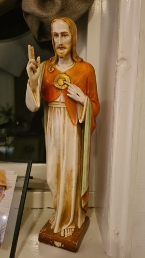 Gebroeders van Paridon - Heilig Hart beeld van Jezus - Art Deco kopen? Bied vanaf 50!
