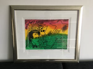 Corneille - Grote zeefdruk'Hommage a Gustav Mahler', kleine oplage kopen? Bied vanaf 230!