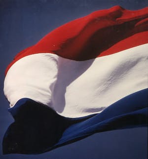 Paul Huf - Foto, Nederlandse vlag - Ingelijst kopen? Bied vanaf 1!