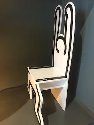 Keith Haring - Childrens Chair / Decorational Object White by Vilac kopen? Bied vanaf 135!