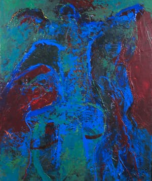 Franscz Witte - Acryl op doek, De geest Nande kopen? Bied vanaf 1!