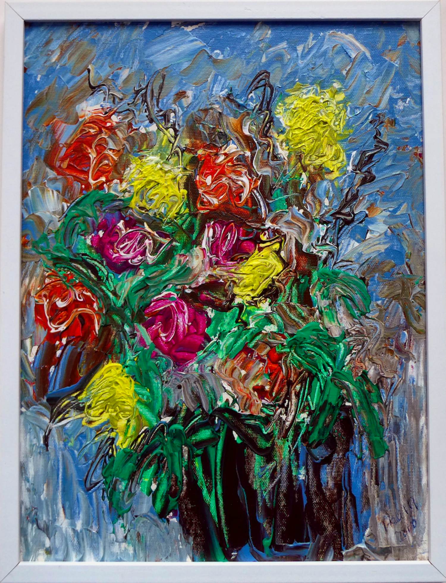 Paul Nieuwendijk - De expressie van bloemen verkocht voor € 50!