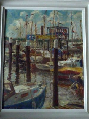 Willy Sommer - Jachthaven te Drimmelen 1960 kopen? Bied vanaf 94!