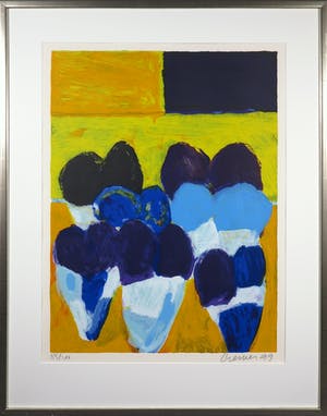 Jan Cremer - Zeefdruk, Tulpen - Ingelijst (Groot) kopen? Bied vanaf 1!