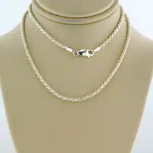zilveren collier - 45 cm lang verkocht voor € 1!