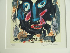 Kees Salentijn - Ingelijste litho , Hoofd kopen? Bied vanaf 40!
