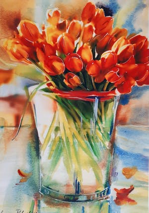 Elena Polyakova - Tulpen in vaas kopen? Bied vanaf 99!