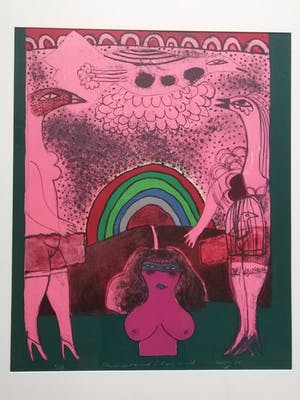 Corneille - Dialoque de Oisseaux - grote litho - Epreuve dartist kopen? Bied vanaf 350!