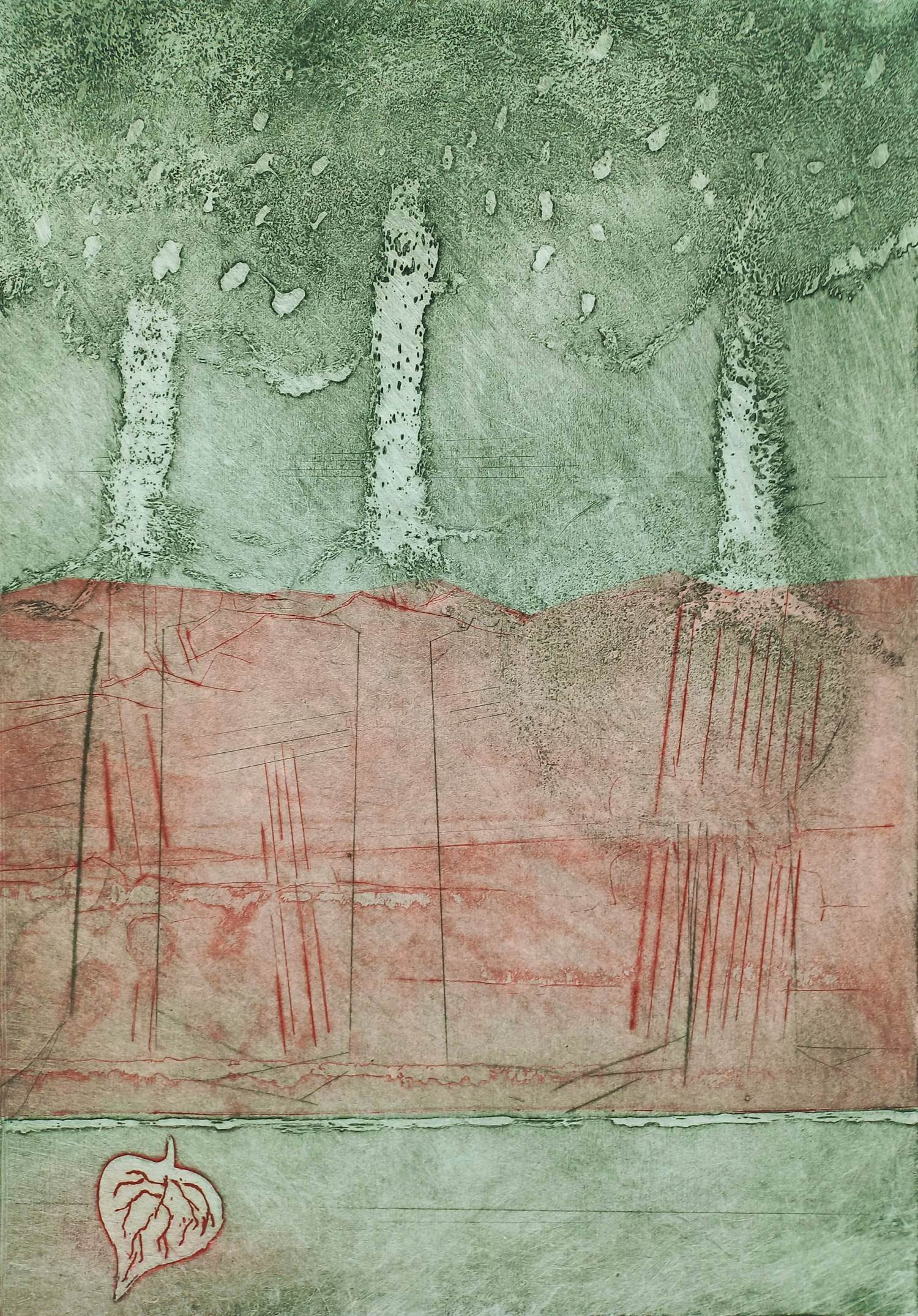 Jan Montyn - Zonnebomen, aquatint ets kopen? Bied vanaf 95!