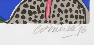 Corneille - Lithografie, Huit Chats - Ingelijst kopen? Bied vanaf 1!