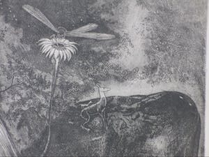 Etie van Rees - De Aarde - Ets kopen? Bied vanaf 40!