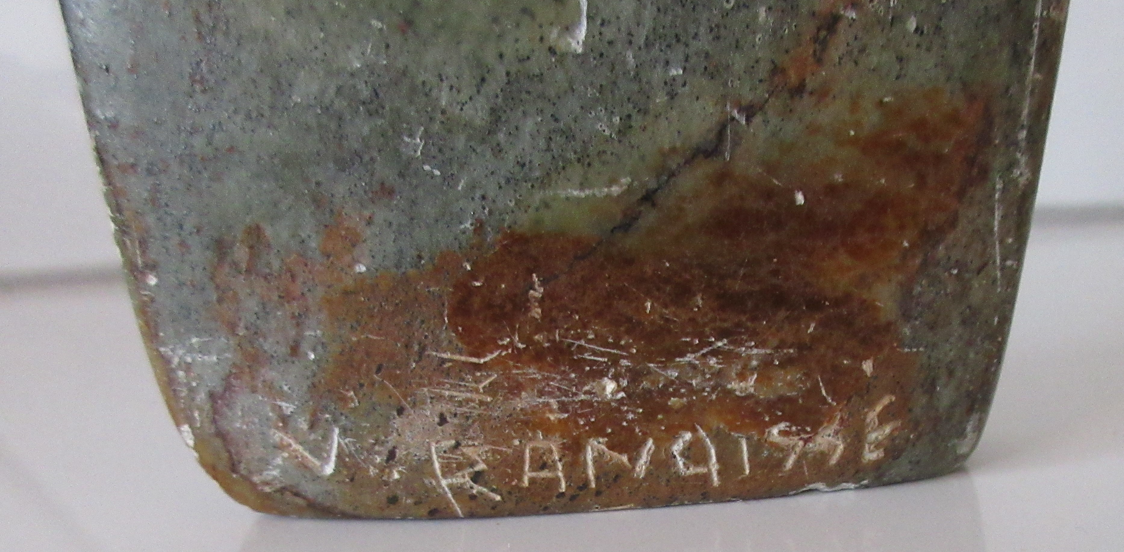 Niet of onleesbaar gesigneerd - Venassa Rangisse Shona Stone Art - Beeldje Boze Oog kopen? Bied vanaf 1!