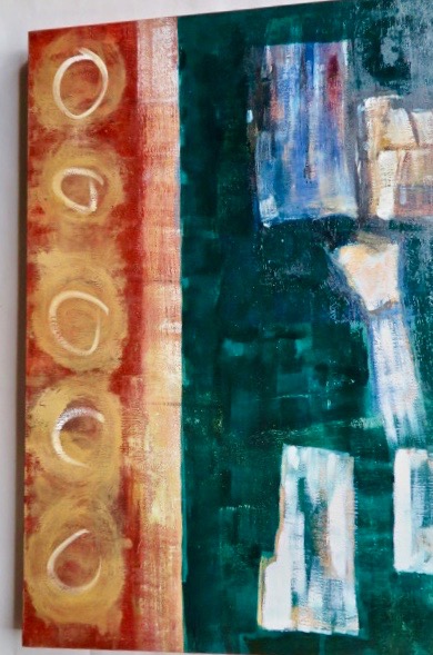 Niet of onleesbaar gesigneerd - Moving between the pattern - 3D - Gesigneerd A. Lesmour (?) kopen? Bied vanaf 1!