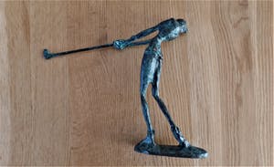Brons (Onbekend) - Golf speler - Beeld kopen? Bied vanaf 39!