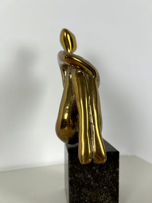 Gerard Lageman - Gepolijst brons | 'Naakte vrouw' | jaren '80 kopen? Bied vanaf 1!