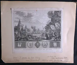 Simon Fokke - Gravure, De Belegering van Haerlem A' 1573 kopen? Bied vanaf 35!