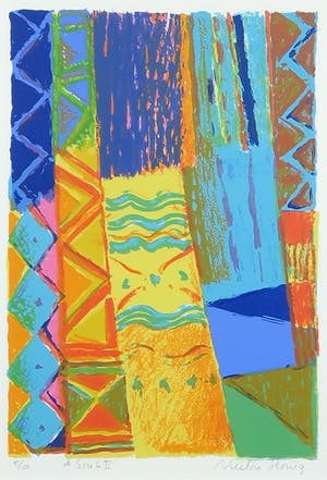 Milou Honig - Zeefdruk, Souk II - Ingelijst kopen? Bied vanaf 1!