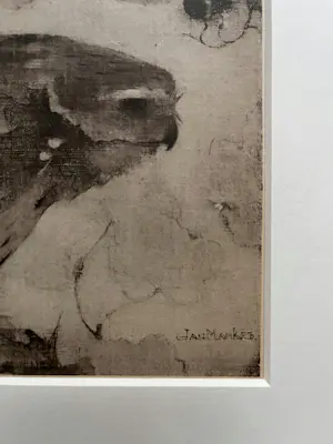 Jan Mankes - Originele Heliogravure Roofvogel op Tak 1923 kaufen? Bieten Sie von 165!
