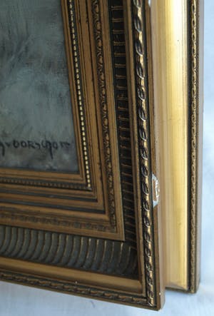 Theodorus van Oorschot - Ingelijst, olieverf op doek , Brabants landschap met paard - ca. 1940-1950 kopen? Bied vanaf 100!