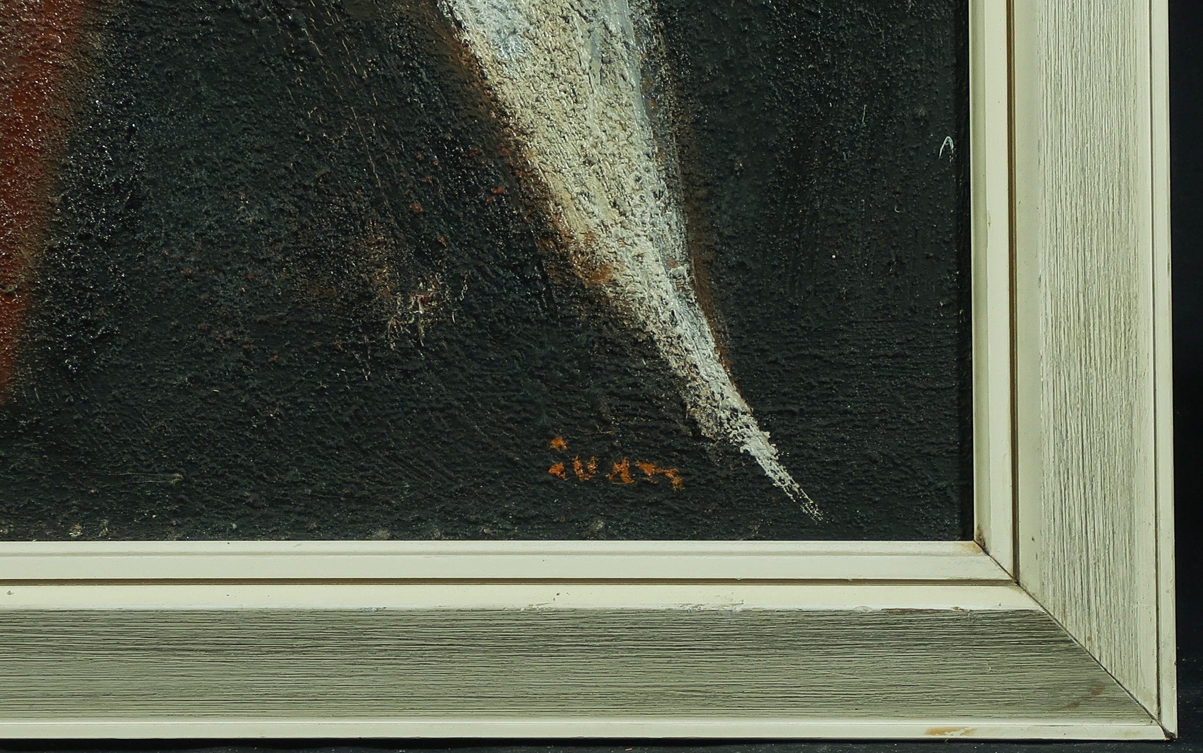 Ivan Sedlisky - Olieverf op doek, Z.T. Witte schorpioenen - Ingelijst kopen? Bied vanaf 1!