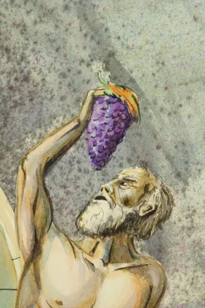 Fabrice Hybert - IN VINO VERITAS, Nackter Weingeist vor Holzfass. Aquarell signert, 1991 kopen? Bied vanaf 49!