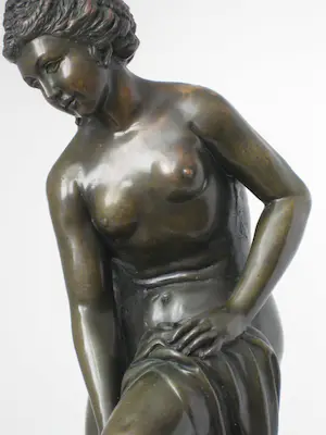 Brons (Onbekend) - Badende Venus. kopen? Bied vanaf 550!