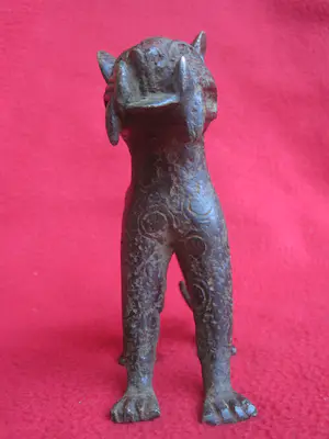 Benin - Bronzen luipaard. kopen? Bied vanaf 80!