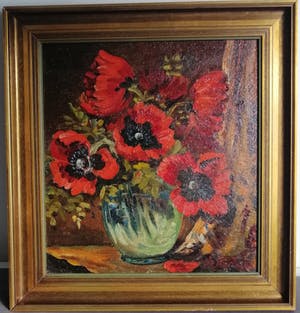 Henri Victor Le Fauconnier - Papavers in vaas kopen? Bied vanaf 270!
