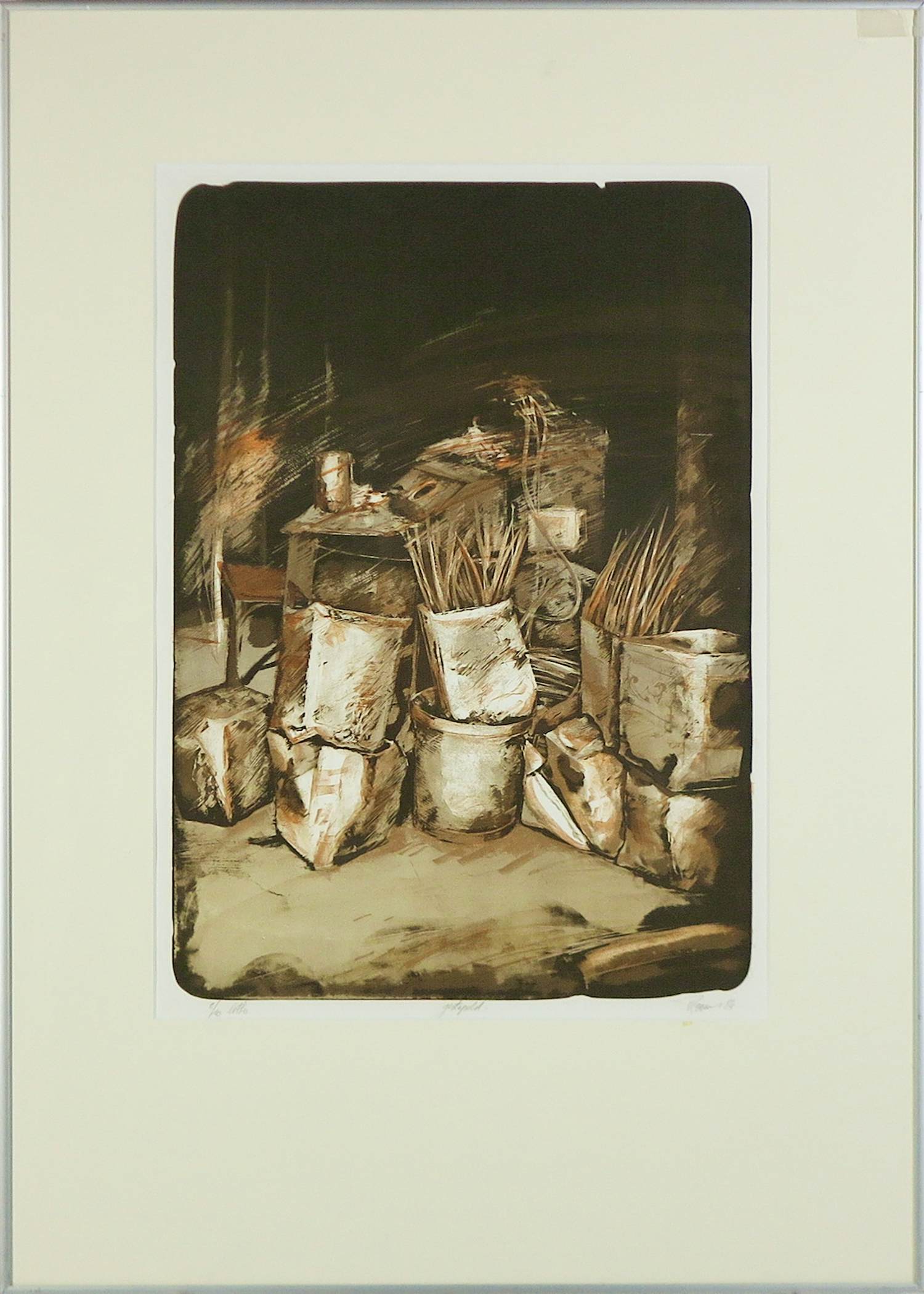 AcheterVeerle Rooms - Litho op papier, Gestapeld - Ingelijst? Enchérissez de 20!