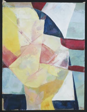 Rineke Kop - Gouache, Compositie I kopen? Bied vanaf 50!