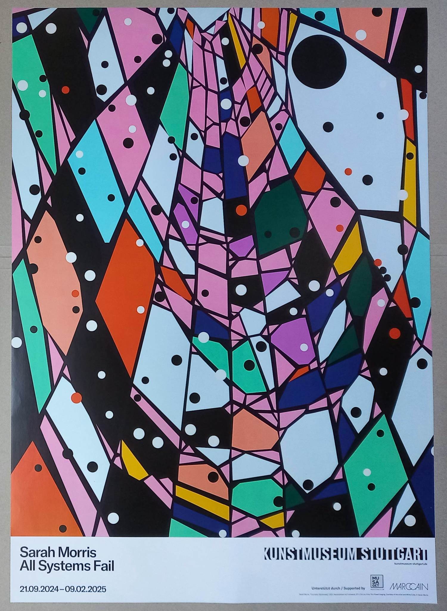 Sarah Morris - All Systems Fail Ausstellungsplakat Stuttgart 2024 kopen? Bied vanaf 40!