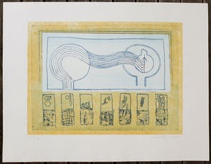 Jan Montyn - Phase Initiale, aquatint ets kopen? Bied vanaf 1!