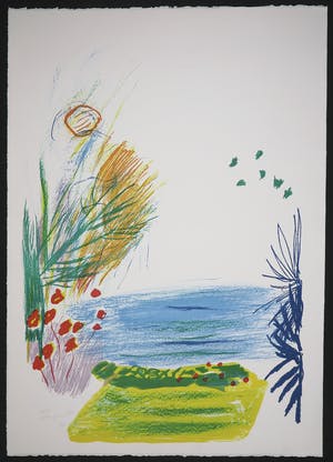 Pieter Defesche - Litho, Z.T. Landschap kopen? Bied vanaf 1!