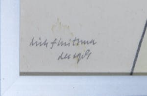 Dick Fluitsma - Gemengde techniek, Zonder titel - Ingelijst kopen? Bied vanaf 1!