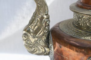 Niet of onleesbaar gesigneerd - Prachtge Oude Indiaanse Theepot (Eind 19e eeuw) kopen? Bied vanaf 1!