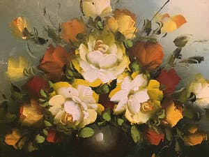 Niet of onleesbaar gesigneerd - Bloemen in vaas van Neuman kopen? Bied vanaf 1!