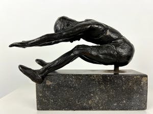 Gerard Lageman - Bronzen scultpuur | 'Turner' | jaren '80 kopen? Bied vanaf 1!