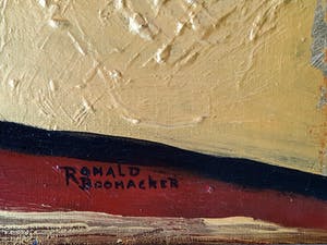 Ronald Boonacker - Schilderij: 'Royal palm' - Groot kopen? Bied vanaf 265!