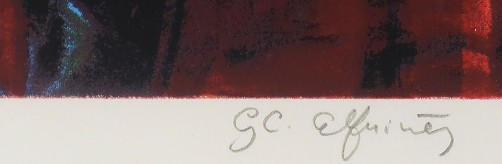 Gerda Elfring - Zeefdruk, Zes kippen - Ingelijst kopen? Bied vanaf 35!