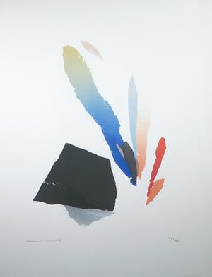 Gerard 't Hart - Zeefdruk, Zonder titel - Ingelijst kopen? Bied vanaf 1!