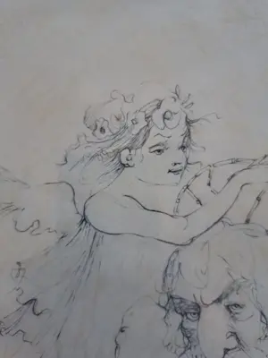 Leonor Fini - Ouderling met elfjes kopen? Bied vanaf 75!