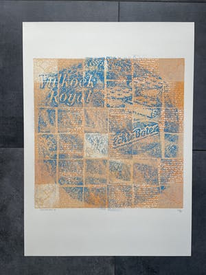 Daan Bucher - Zeefdruk, Vulkoek royal en echte boter - Nr 38 van 90 kopen? Bied vanaf 1!