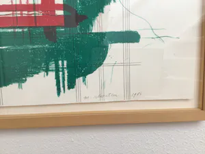 Marien Schouten - Zonder titel - Litho - 1986 - opl. 43 - Ingelijst - Zeer goed - Plus catalogi kopen? Bied vanaf 450!