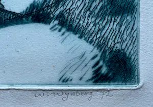 Nicolaas Wijnberg - handgesigneerde ets | 'Naakte vrouw op de rug gezien' | 1972 (ZELDZAAM WERK) kopen? Bied vanaf 100!