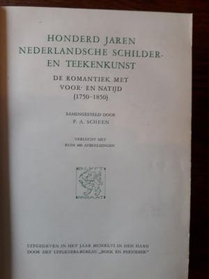 Niet of onleesbaar gesigneerd - P.A.Scheen - Honderd jaren Nederlandsche schilder- en teeken- kunst - 1944 kopen? Bied vanaf 10!