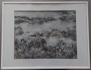 Jan Miechels - Landschap + boek Jan Miechiels Het andere kijken kopen? Bied vanaf 1!