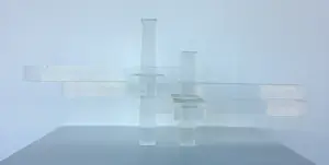 Margot Zanstra - Plexiglas sculptuur, Dubbel uitschuifbare knoop kopen? Bied vanaf 150!