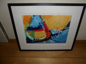 Niet of onleesbaar gesigneerd - Zeefdruk, Abstract werk. kopen? Bied vanaf 1!