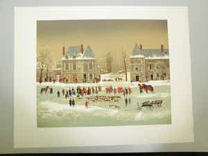 Michel Delacroix - La Chasse d'Hiver verkocht voor € 45!